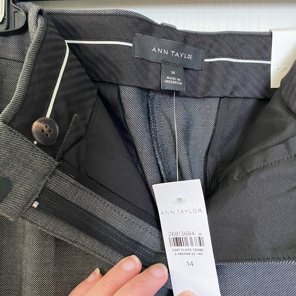 Ann Taylor Mid Rise Slacks - Picture 3 of 4